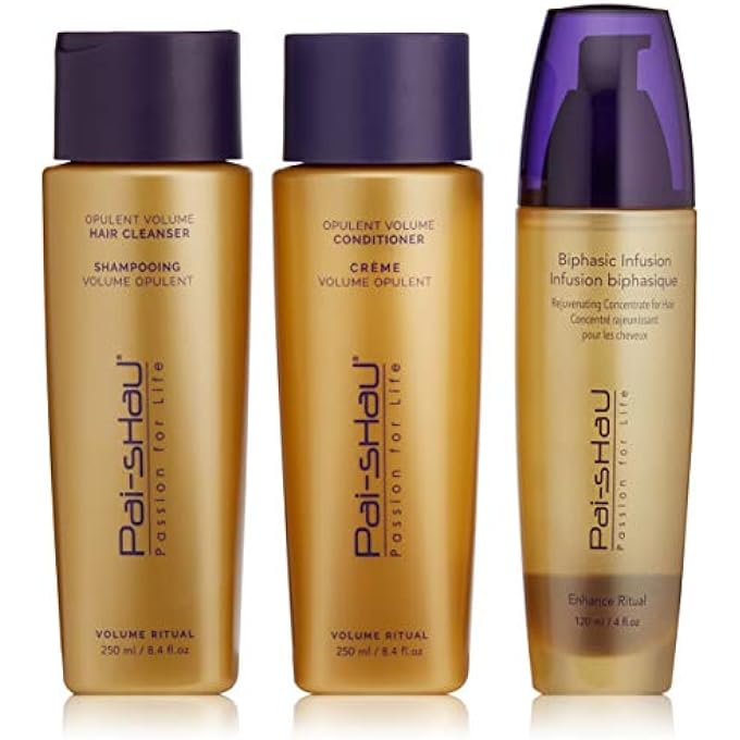 Pai-Shau OPULENT VOLUME CLEANSER, OPULENT VOLUME CONDITIONER, BIPHASIC INFUSION TRIO SET - Image 1
