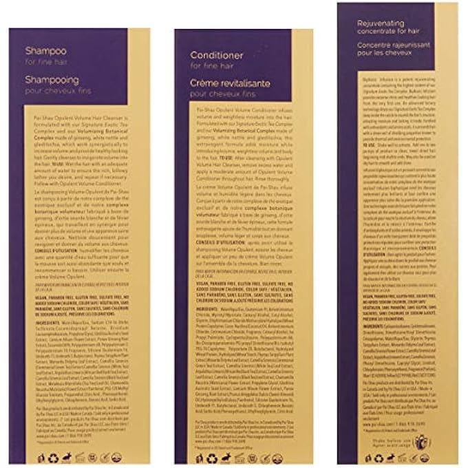 Pai-Shau OPULENT VOLUME CLEANSER, OPULENT VOLUME CONDITIONER, BIPHASIC INFUSION TRIO SET - Image 3