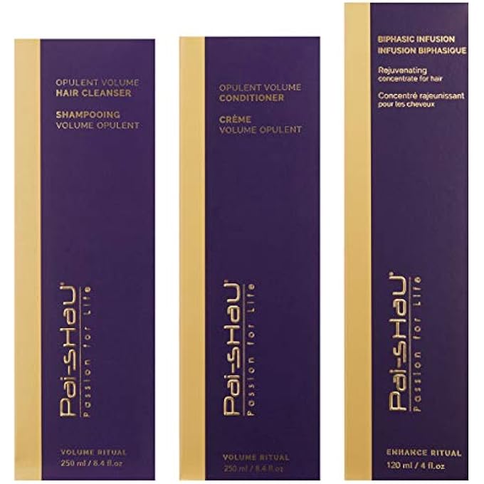 Pai-Shau OPULENT VOLUME CLEANSER, OPULENT VOLUME CONDITIONER, BIPHASIC INFUSION TRIO SET - Image 2