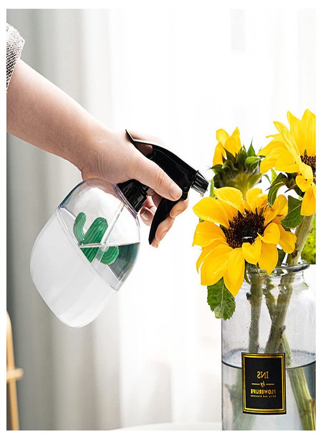 KASTWAVE Water Spray Bottle, 500ml Plastic Fine Mist Spray Bottle Decorative for Indoor Plants Mister Spray Bottle with Adjustable Nozzle, Horticultural Watering Sprayer for Gardening - Image 5