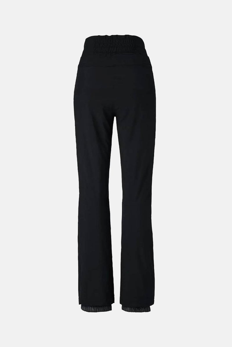 Tchibo Women Plain High Waist StraightPants, Black  - Image 3