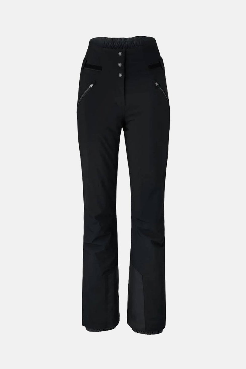 Tchibo Women Plain High Waist StraightPants, Black  - Image 2