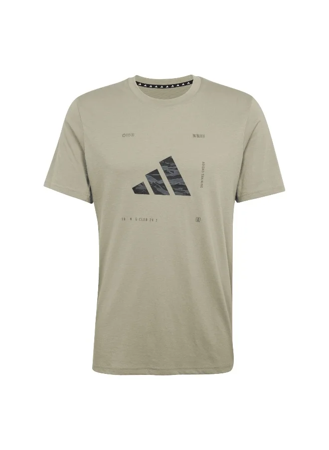 اديداس adidas climacool training camo logo men graphic t-shirt