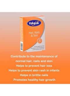VALUPAK Valupak Hair, Nails And Skin Tablet 30's  - Image 3