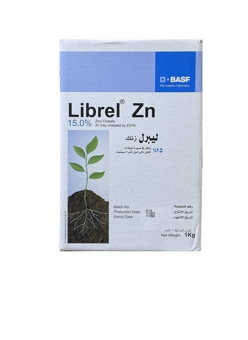 BASF - Librel Zn 15% Zinc Chelate Fertilizer 1 kg - Image 1