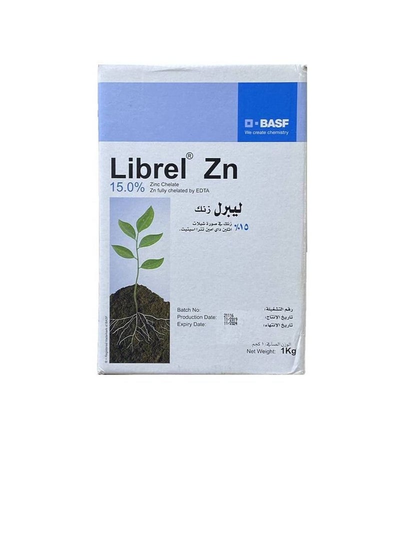 BASF - Librel Zn 15% Zinc Chelate Fertilizer 1 kg - Image 1