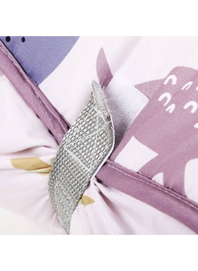 WALALLA Cotton fabric Toddler Nap Mat, Foldable Design Comfortable nap mats with Removable Pillow for Preschool, Lightweight Portable Travel Sleeping Bag for Kids - Image 4