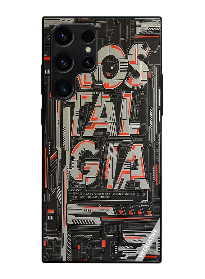 Protective Case Cover For Samsung Galaxy S25 Ultra Nostalgia Design Multicolour