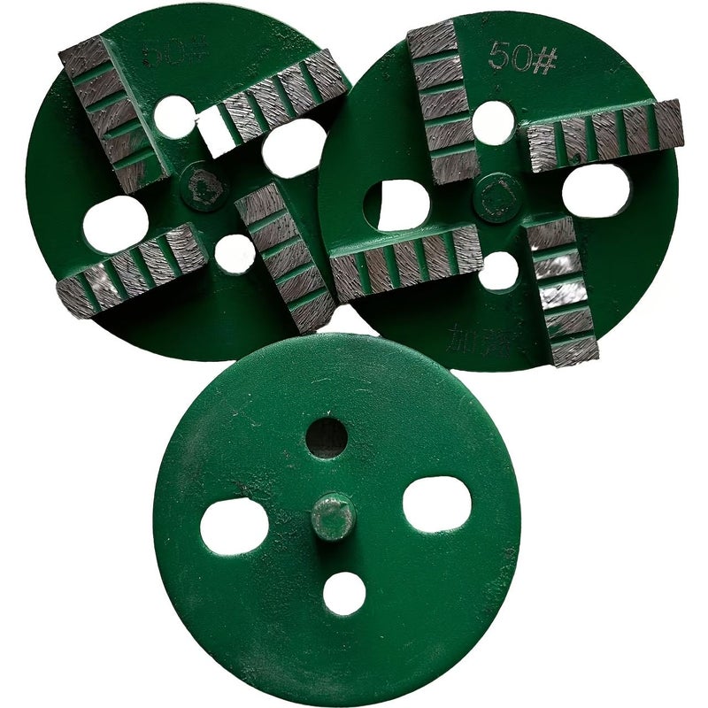 3.94 Inch Diamond Grinding Disc for Polishing Floors and Epoxy Surfaces with Ultra Sharp Teeth in 16 Grit - Image 3