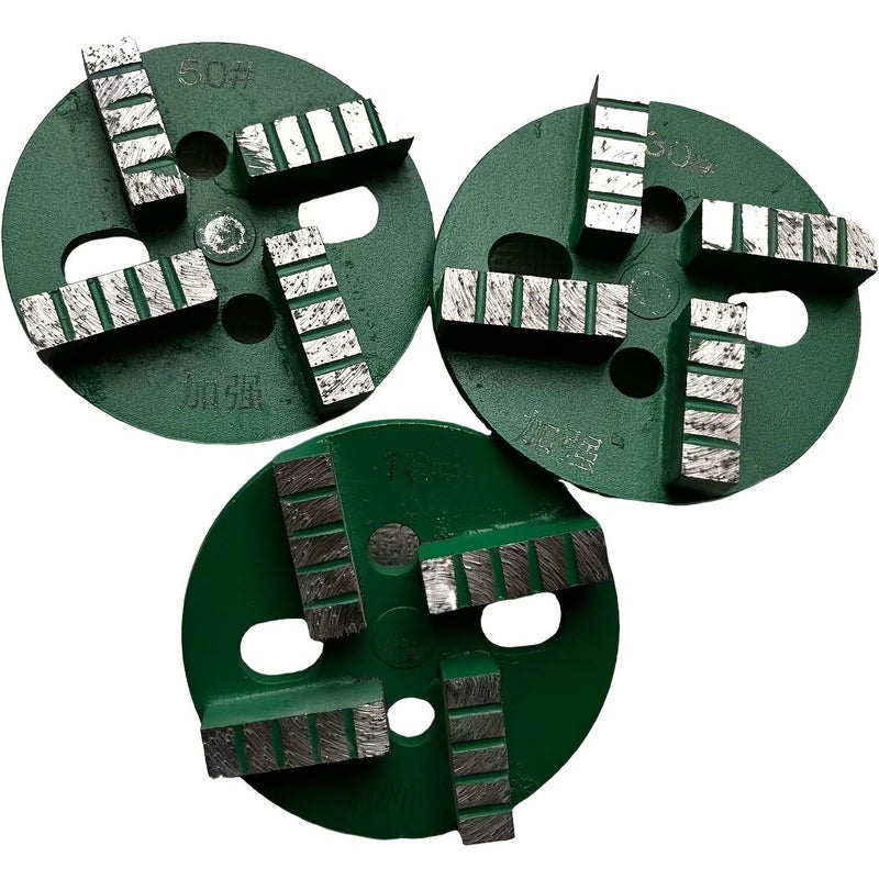 3.94 Inch Diamond Grinding Disc for Polishing Floors and Epoxy Surfaces with Ultra Sharp Teeth in 16 Grit - Image 1
