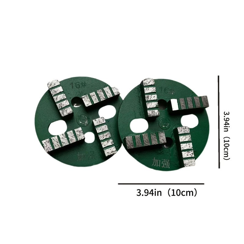 3.94 Inch Diamond Grinding Disc for Polishing Floors and Epoxy Surfaces with Ultra Sharp Teeth in 16 Grit - Image 5