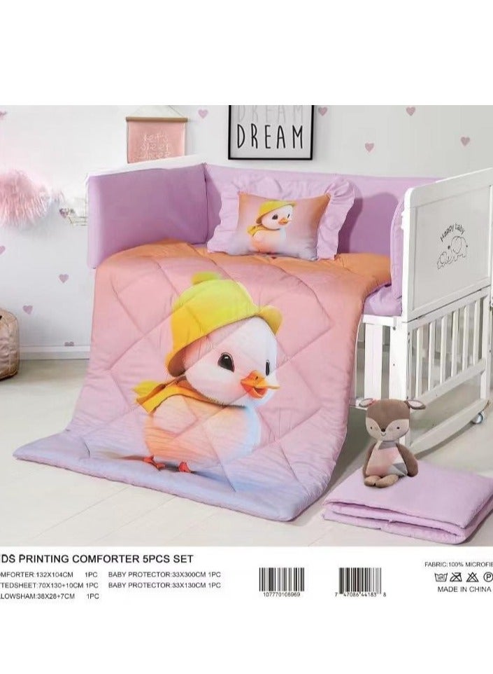 Children's bed railing mattress, 5 pieces, summer, to give your child comfort