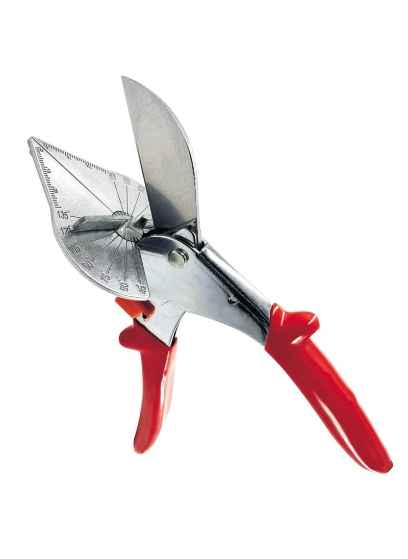 Y&D Sharp Multi Angle Miter Shear Cutter, Adjustable at 45 to 135 Degree, Safety Lock Hand Tools for Accurate Cutting of Plastic, Rubber, Wood, Decorative Moldings, PVC, Tile Edges, Trim(Orange)  - Image 1