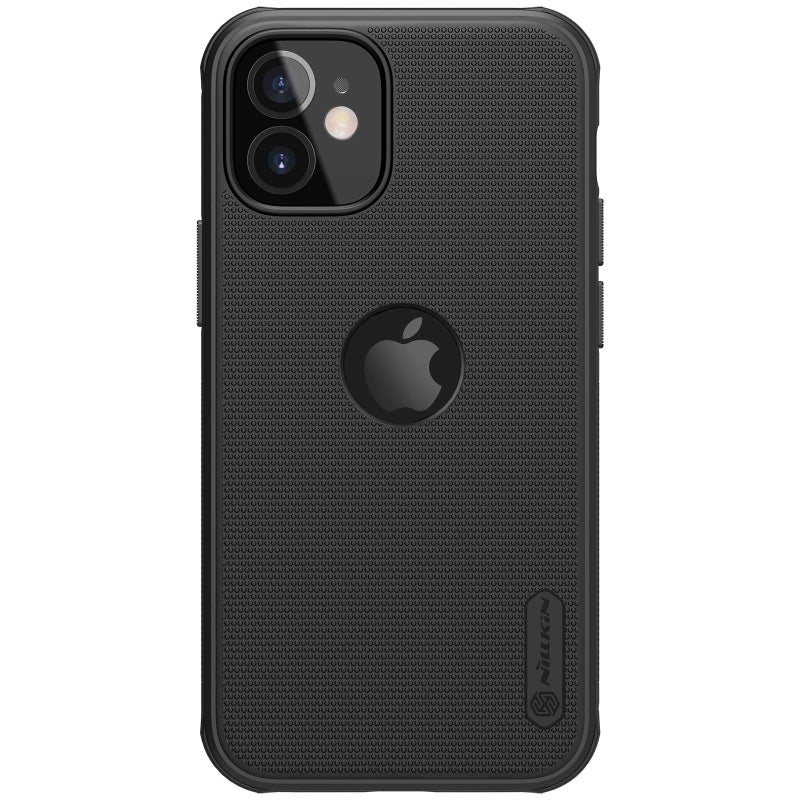 Nillkin Case for Apple iPhone 12 Mini 54 Inch Super Frosted Shield Pro Magnetic Hard Back Soft Border PC  TPU Cover Raised Bezel Camera Protect with Logo Cut Black