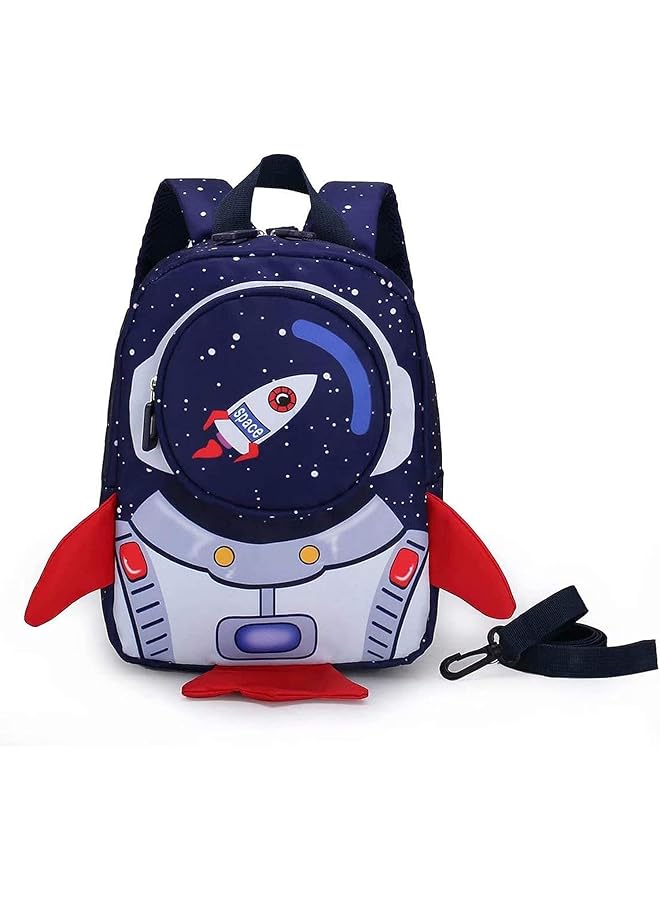 S-TOP Boys Girls Toddler Backpack with Harness Leash, Rocket Shape kids backpack for Nursery, Preschool, School Bag, Waterproof baby Backpack Rucksack(for 1-3 Years old) - Image 1