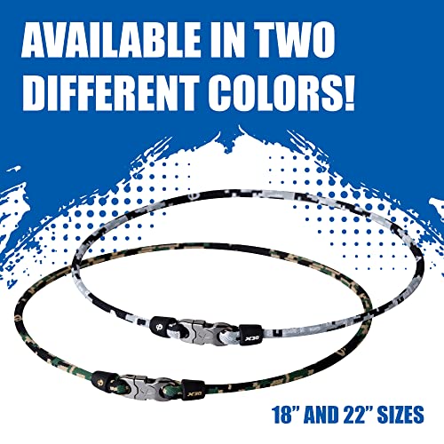Phiten Digital Camo Titanium Necklace, NIght, 18" - Image 5