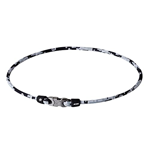 Phiten Digital Camo Titanium Necklace, NIght, 18" - Image 1
