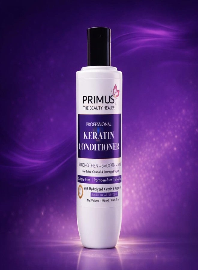 Primus Professional Keratin Conditioner 250ML - Salon Smooth Hair Treatment for Frizz Control & Damage Repair - Image 3