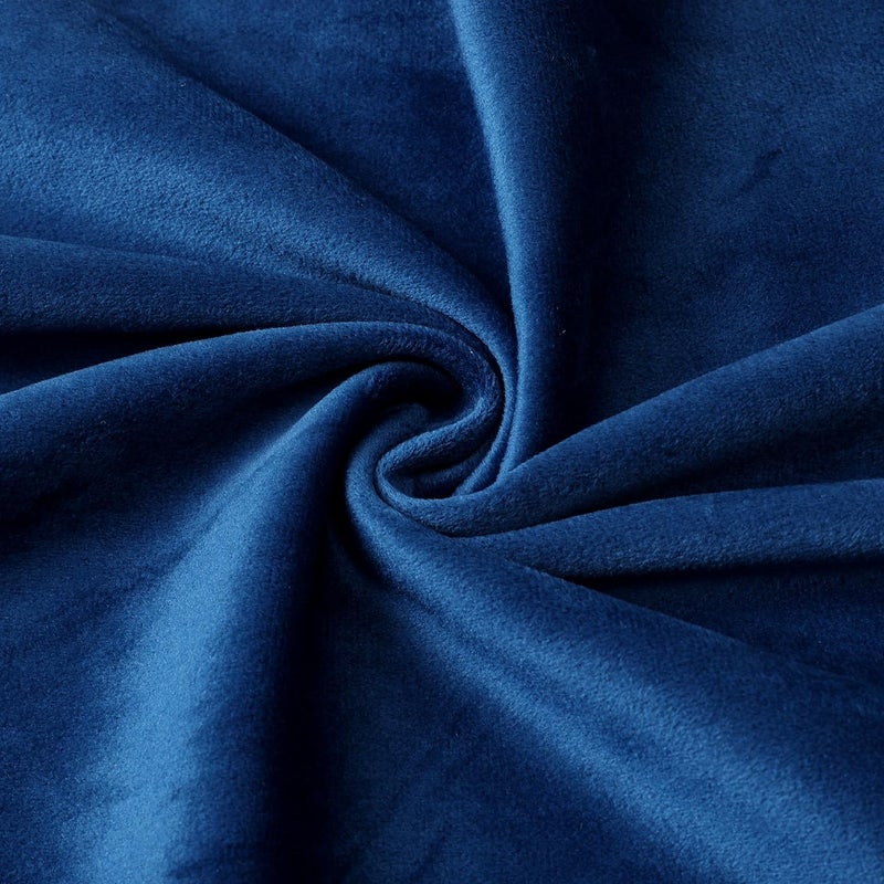 NiNi ALL Decorative Throw Pillow Covers Velvet 12x20 Inch Pack of 2 Blue Cushion Covers Soft for Couch Sofa Bedroom Living Room Outdoor - Image 4