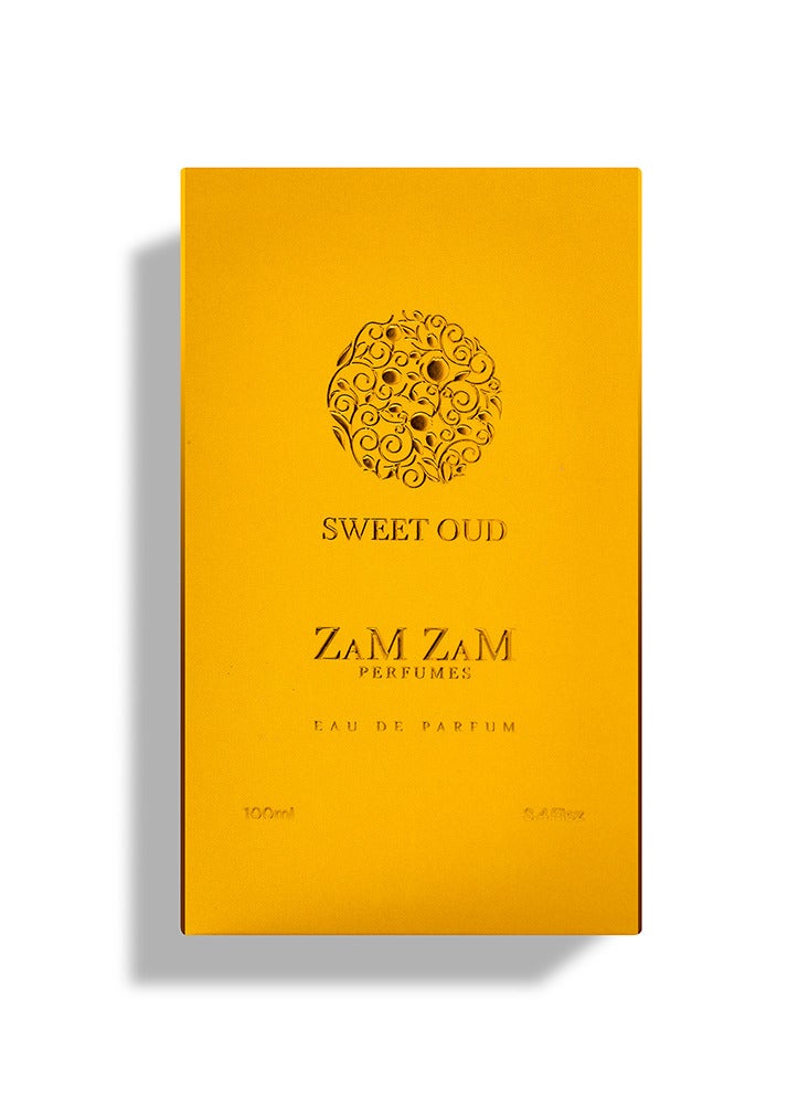 ZAMZAM PERFUME Zamzam Sweet Oud Unisex Perfume – 100ml Eau de Parfum with Frankincense, Honey, Agarwood (Oud), and Woody Notes – Long-Lasting Oriental Woody Scent for Men & Women - Image 3