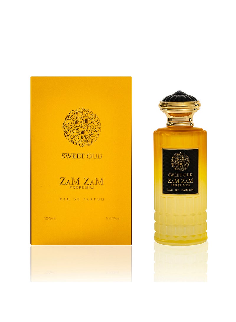 ZAMZAM PERFUME Zamzam Sweet Oud Unisex Perfume – 100ml Eau de Parfum with Frankincense, Honey, Agarwood (Oud), and Woody Notes – Long-Lasting Oriental Woody Scent for Men & Women - Image 1