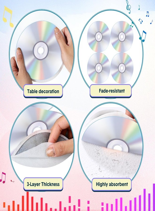 Honoson 100 Pcs Music Party Napkins Bulk 3 Ply Retro Record Napkins Disposable Rock and Roll Towels Decorations for Hip Hop Birthday 50s 60s 70s 80s 90s Y2k Party Decor Favors Supplies - Image 3
