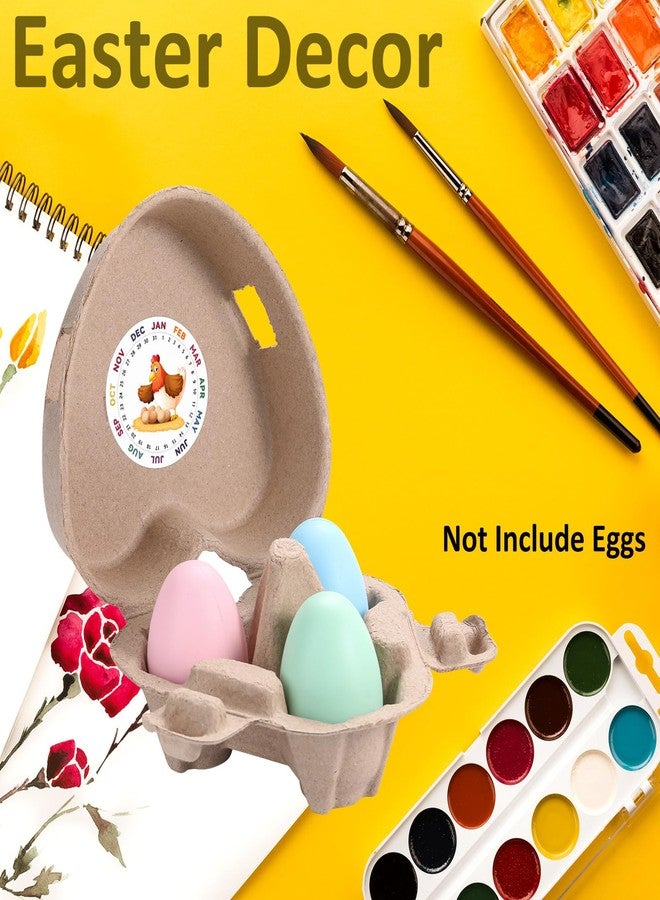 LayHyand 30 PCS Valentine Heart Shaped Egg Cartons with Labels, Easter Pulp Paper Egg Cartons 3 Count with Jute Rope, Cute Egg Basket Storage Container Holder, Lover Gift Chicken Eggs Crate - Image 5
