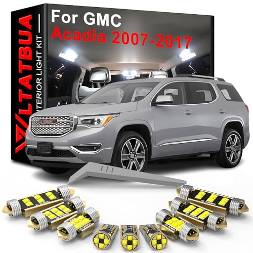 WLTATBUA LED Interior Light Kit Package Replacement for GMC Acadia Chevy Traverse BUICK Enclave 2007 2008 2009 2010 2011 2012 2013 2014 2015 2016 2017 - Image 1
