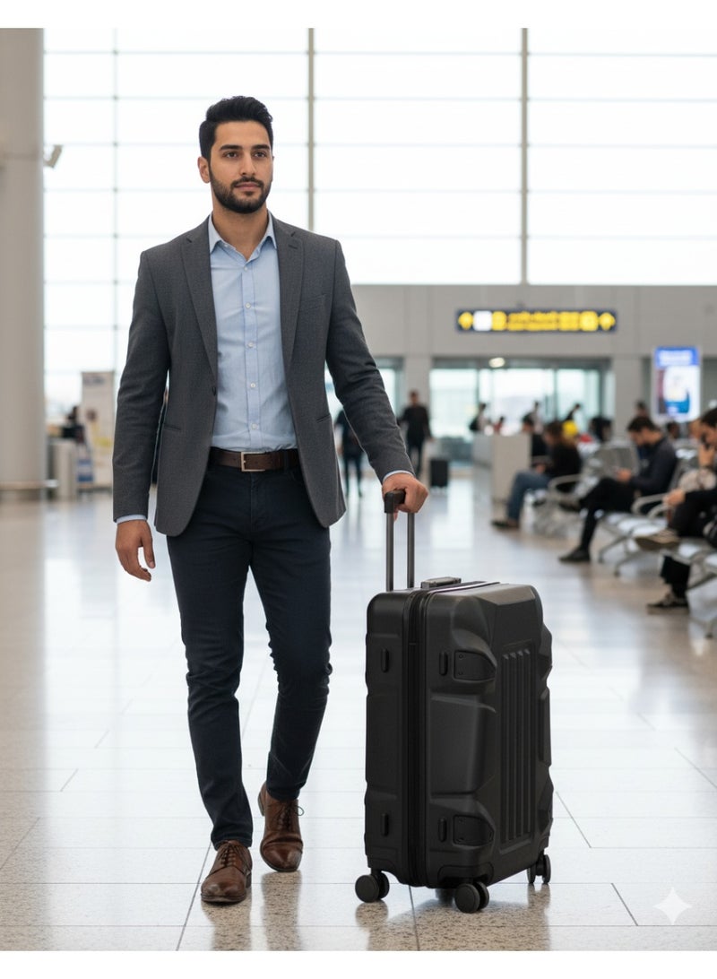 Skycare 20" Extendable Carry-On Luggage with USB Port, 4 Spinner Wheels, Lock & Laptop Compartment | Airline Approved, Lightweight & Durable - Image 2