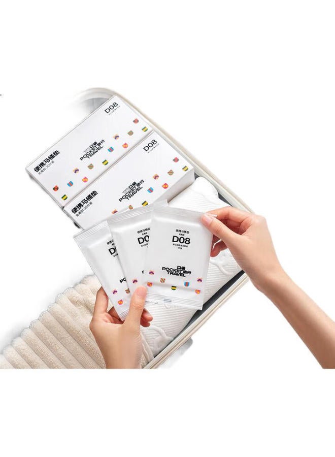 HINCLOUD Disposable Toilet Seat Covers, Portable Travel Toilet Seat Protectors, Paper Box Packaging, 30 Pieces (Random Old Or New Packaging) - Image 2