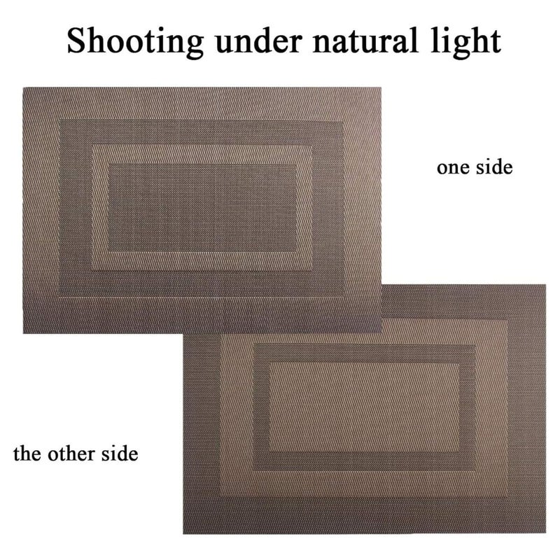 Hian Stain Resistant Dinner Place Mats Durable Easy to Clean NonSlip Heat Resistant Table Mats for Indoor Outdoor Use Stylish and Elegant Protection for Dining Tables - Image 5