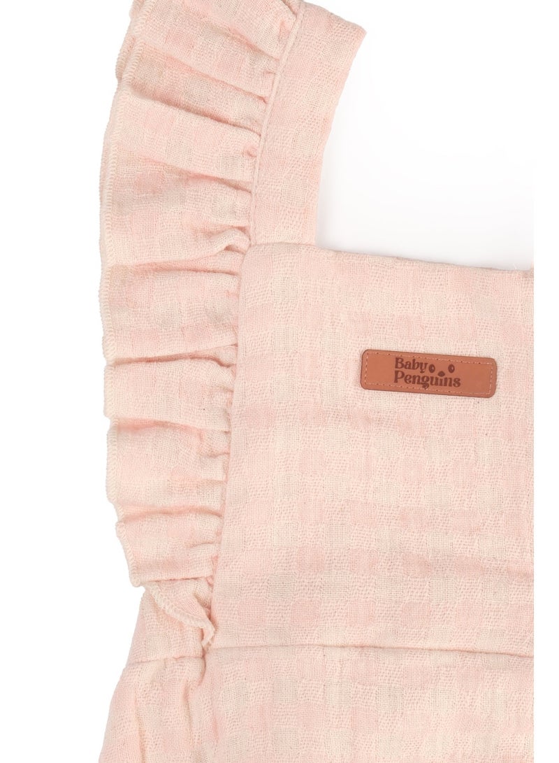 Baby Penguins Baby Girl Plaid Jumpsuit - Image 4