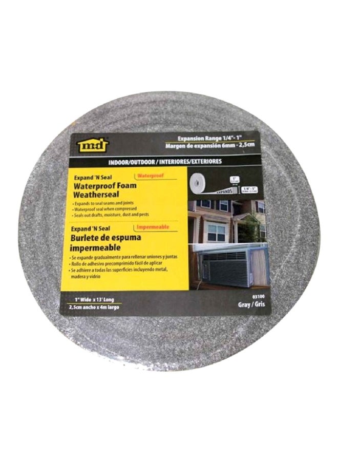 M-D Building Products Expand-N-Seal Waterproof Foam Weatherseal Grey 4m 3100 - Image 2