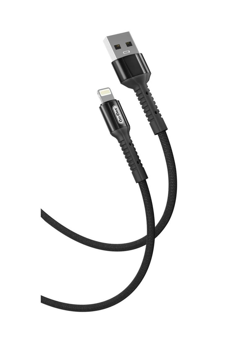 GO-DES 2M USB Fast Charging Cable for iPhone – Durable Lightning to USB Data Sync Cord, Quick Charge Compatible, Tangle-Free Design, High-Speed Transfer, Strong Connector for iOS Devices - Image 1