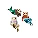 Fringe Studio Sloth Mermaids Small Plush Squeaker Dog Toy 3PCS Set PetShop Collection 289438 - Image 3