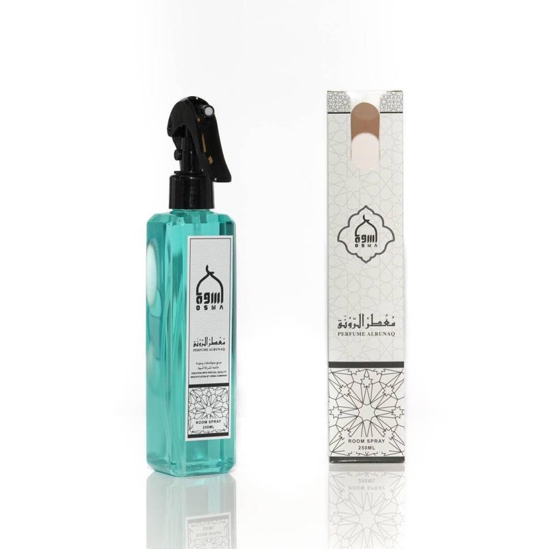 أسوة معطر الرونق - معطر جو فاخر من أسوة مزيج من الصندل والعنبر مع الفانيليا رائحة فاخرة للمنزل والمناسبات 250 مل لانتعاش يدوم - Image 1