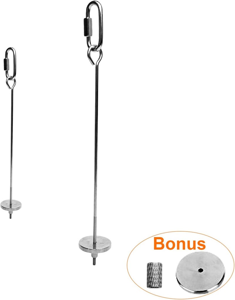 Bac-kitchen Bird Food Holder, Bird Feeder Toy, Bird Small Animal Fruit Vegetable Holder Stainless Steel Vegetable Skewer Foraging Hanging Food Feed Treating Tool for Parrots Cockatoo Cockatiel (2 Pcs) - Image 4