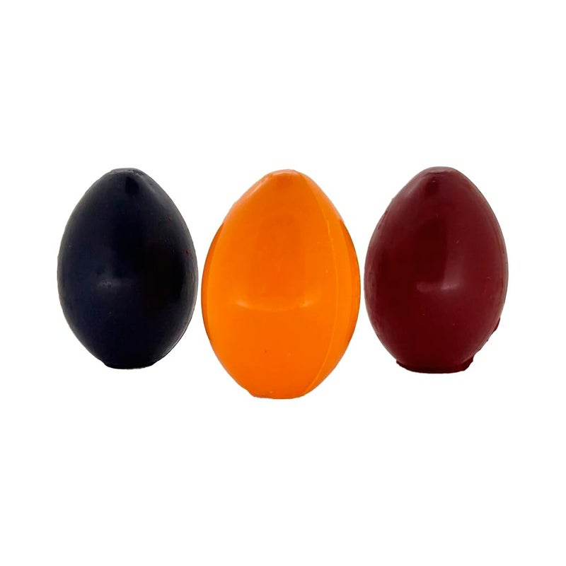 Azafran Organics Big Egg Crayons NonToxic Washable Hypoallergenic PlantBased Grasp Crayons for Kids Ideal Educational Toys for 1 Year Old Pack of 3 - Image 4