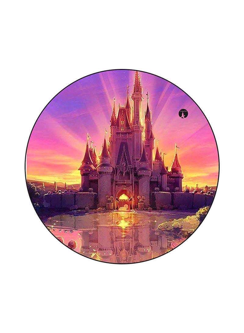 Printed Round Mouse Pad Multicolour