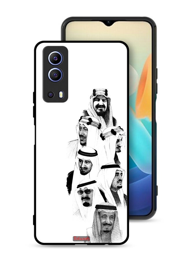 Tolwak Vivo iQOO Z3 5G Protective Case Cover Saudi Kings Art B_W - Image 1