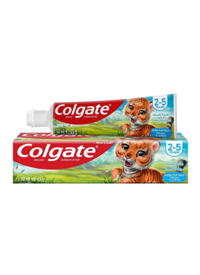 Colgate Colgate Toothpaste for Kids - Bubble Fruit Flavor - 2 to 5 Yrs 