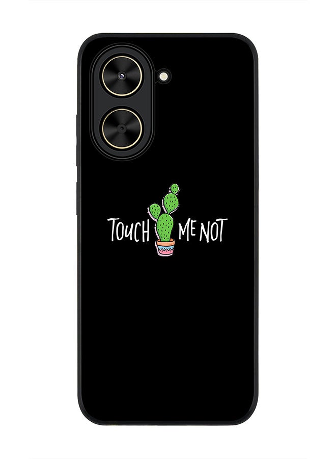 Stylizedd For Xiaomi Poco C71 / Redmi A5 4G Case,Slim fit Camera Protection, Shockproof Thin Phone cover  - Touch me not