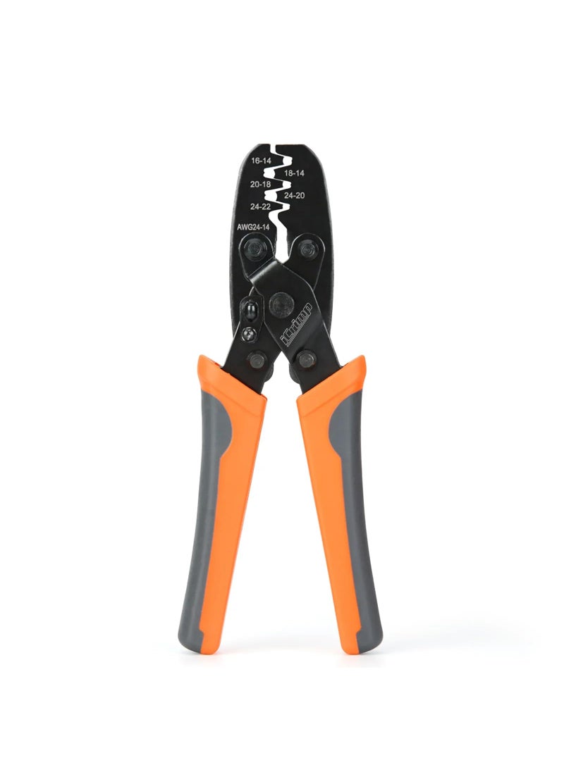 IWISS iCrimp Non Insulated Open Barrel Terminal Crimp Tool - Wire Crimper for Molex, Delphi, AMP/Tyco, Harley, PC/Computer, Automotive 24-14 AWG  - Image 1
