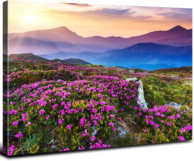 YOOOAHU Sunrise Great Smoky Mountain Wall Art - Image 1