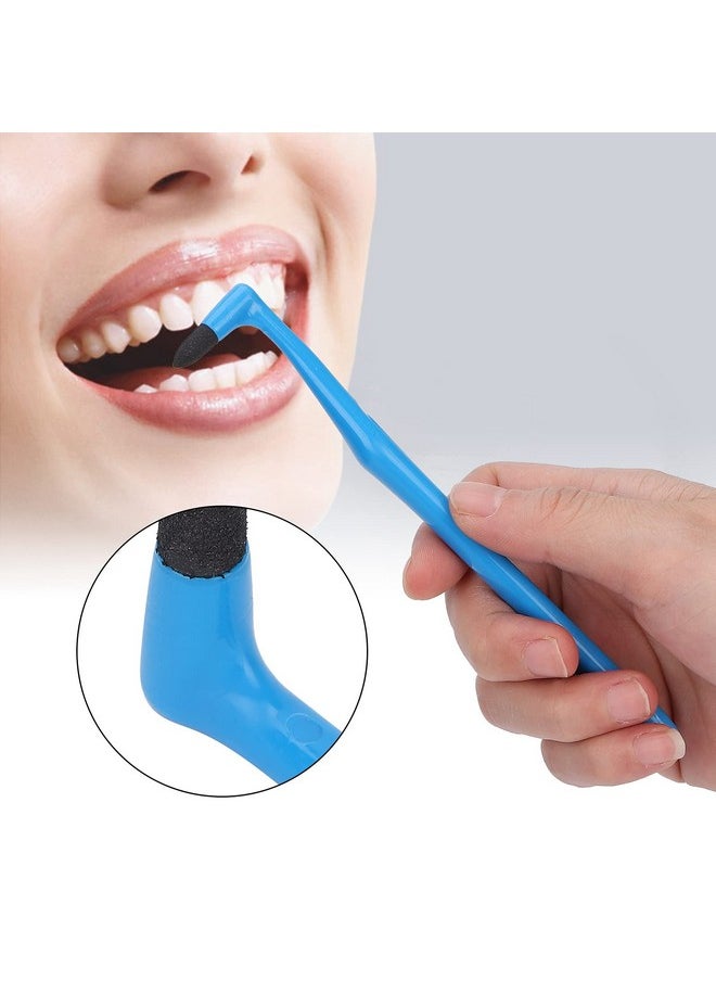 ZJchao - Professional Tooth Stain Remover Dental Teeth Whitening Polisher Tooth Stain Eraser Plastic Teeth Cleaning Polishing Tool Oral Hygiene Care Tool(Blue) - Image 1