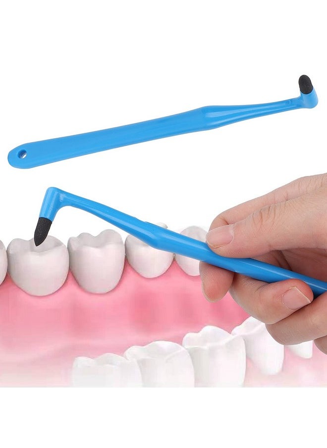 ZJchao - Professional Tooth Stain Remover Dental Teeth Whitening Polisher Tooth Stain Eraser Plastic Teeth Cleaning Polishing Tool Oral Hygiene Care Tool(Blue) - Image 1