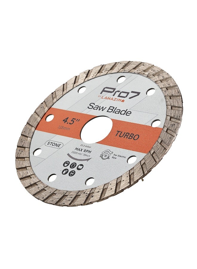 BMB tools Pro7 Corrugated Saw Blade for fast cutting Tile Blades Disc Wheel Porcelain Tiles Granite Marble Ceramics Gold 4.5 Inch K20133 - Image 3
