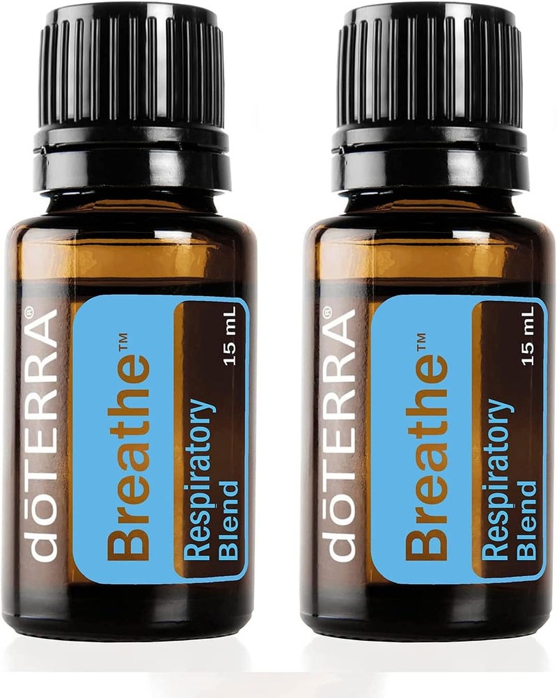 doTERRA Breathe Essential Oil Respiratory Blend 15 ml (Pack of 2)