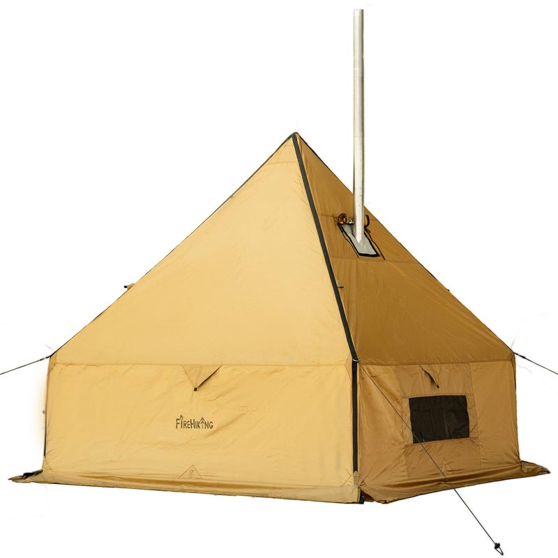 FireHiking Camping Hot Tent with Stove Jack Yurt Outdoor Wall Teepee Tent with Snow Skirt 6.6ft - Image 1