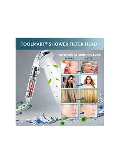 S2C S2C Shower Filter,High Pressure Shower Head with 3 Modes and Stop Button, Rainfall, Spa Water Saving Ionic Shower heads Spray Handheld Shower filter for Hair loss cleans water and chlorine  - Image 4